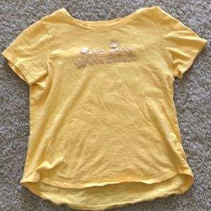Yellow Graphic Tee